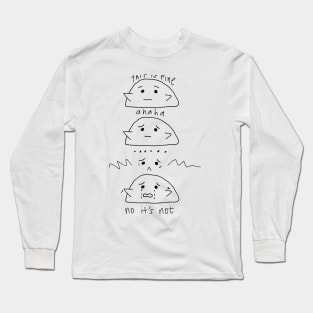 Worried Bread Dough Long Sleeve T-Shirt